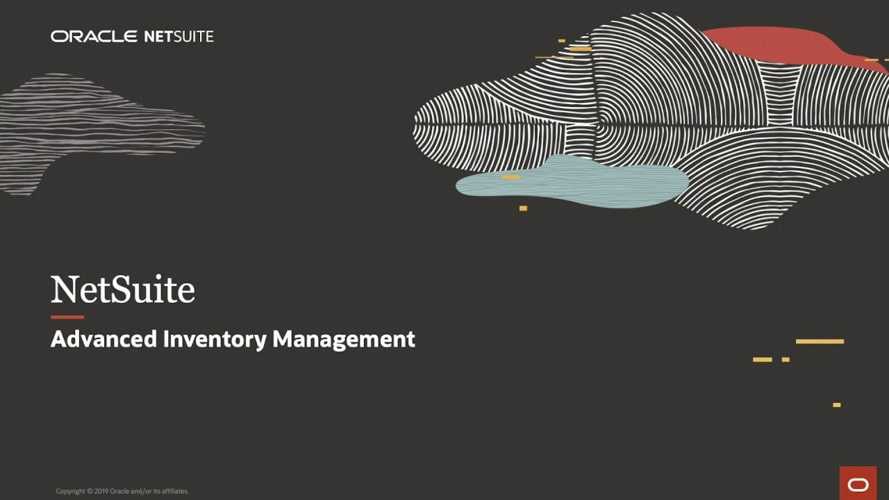 NetSuite Advanced Inventory Management - Banner