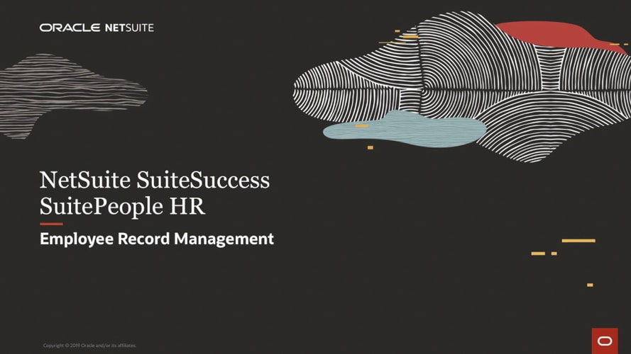 NetSuite SuitePeople: HR Employee Record Management