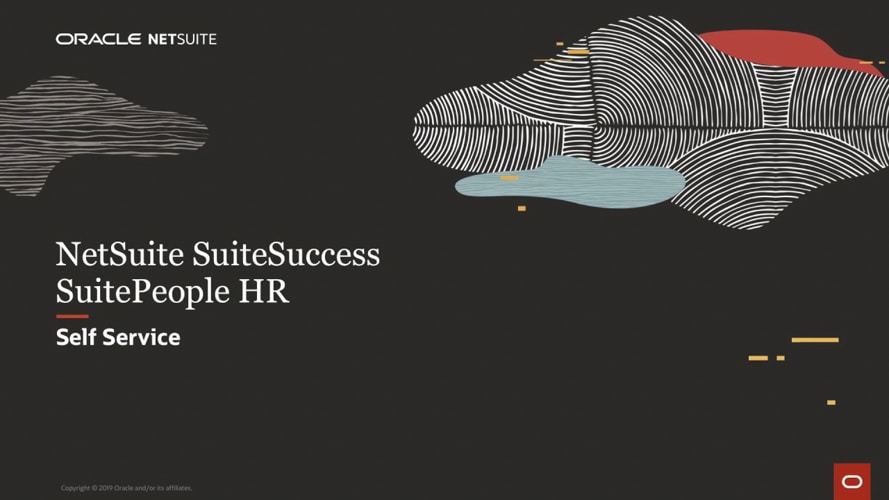 NetSuite SuitePeople:  HR Self Service