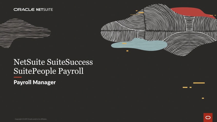 NetSuite SuitePeople: U.S. Payroll (Payroll Manager)