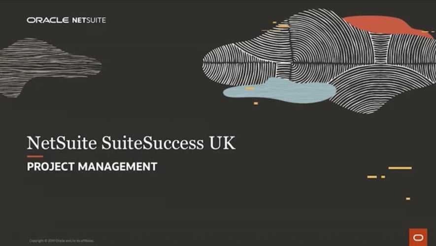 NetSuite SuiteSuccess UK Project Management Banner