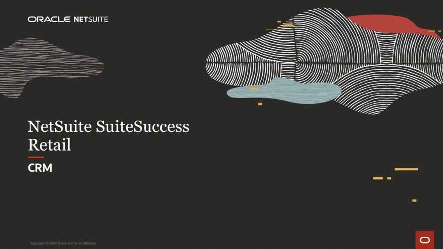 NetSuite SuiteSuccess for Retail - CRM - Banner