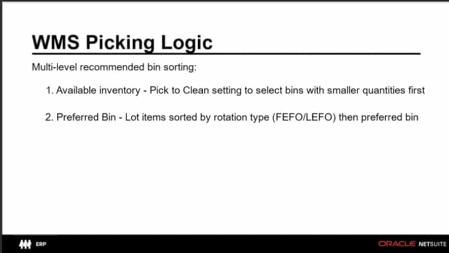 NetSuite Warehouse Management WMS Overview Banner