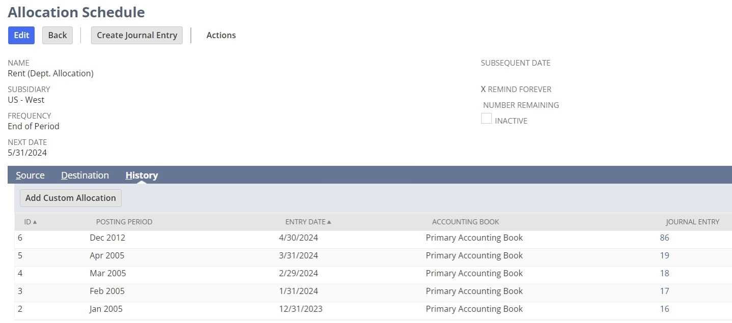 Expense Allocations UE Image 1