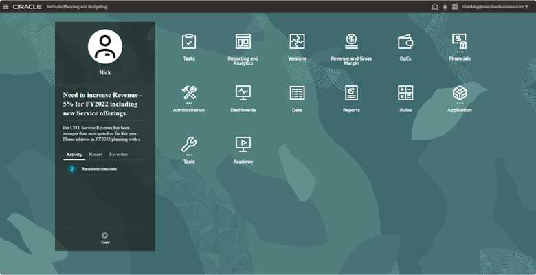 NetSuite Planning & Budgeting Image 2