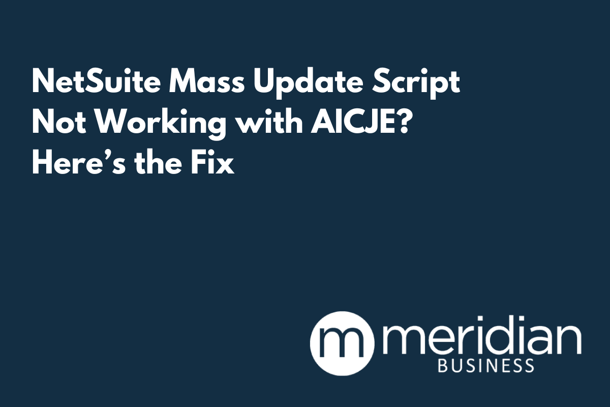 netsuite mass update script