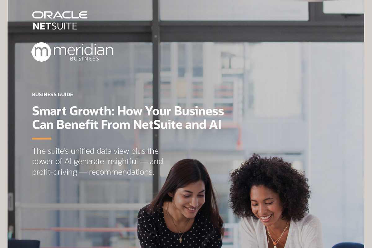 Smart Growth - How Your Business Can Benefit From NetSuite and AI - Banner
